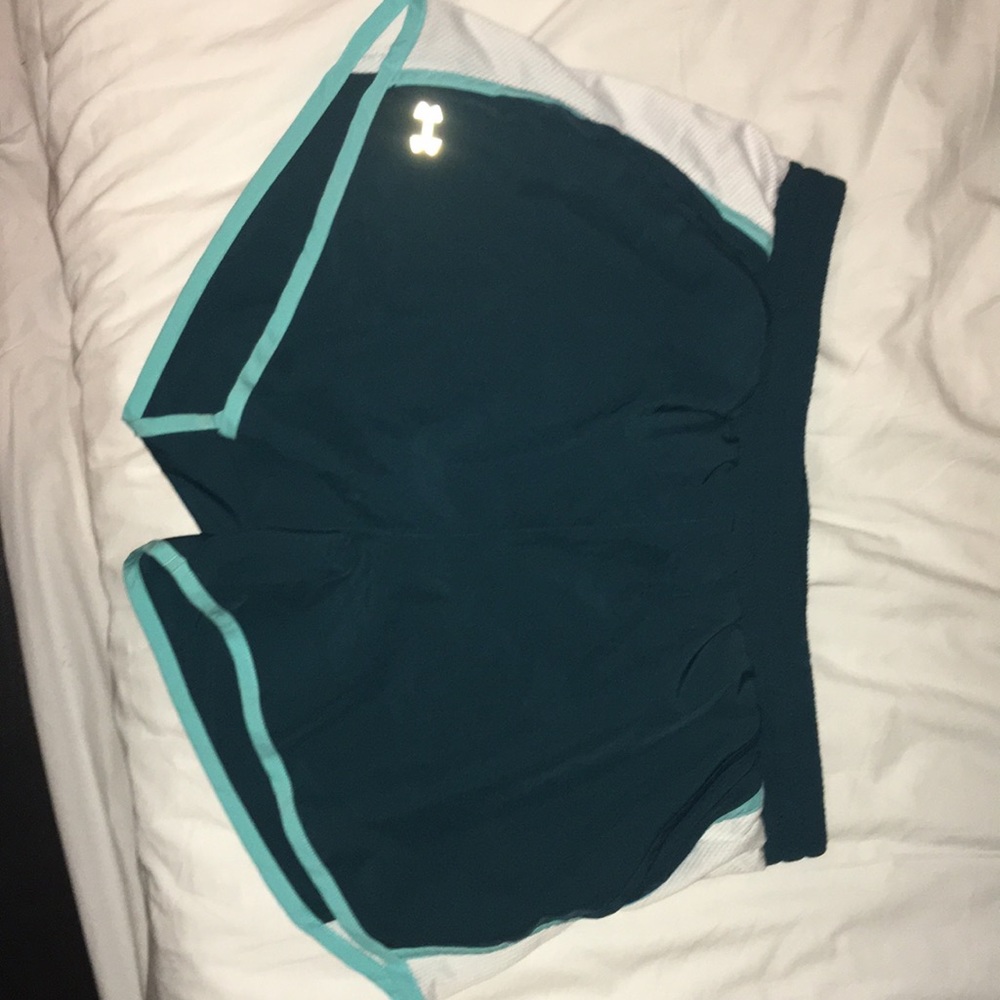 Teal Underarmour shorts